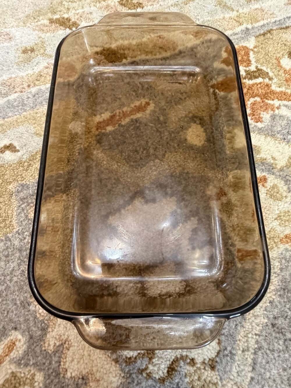 Vintage Pyrex 232-R Amber Glass Baking Dish 11x7x1.5 2 Qt